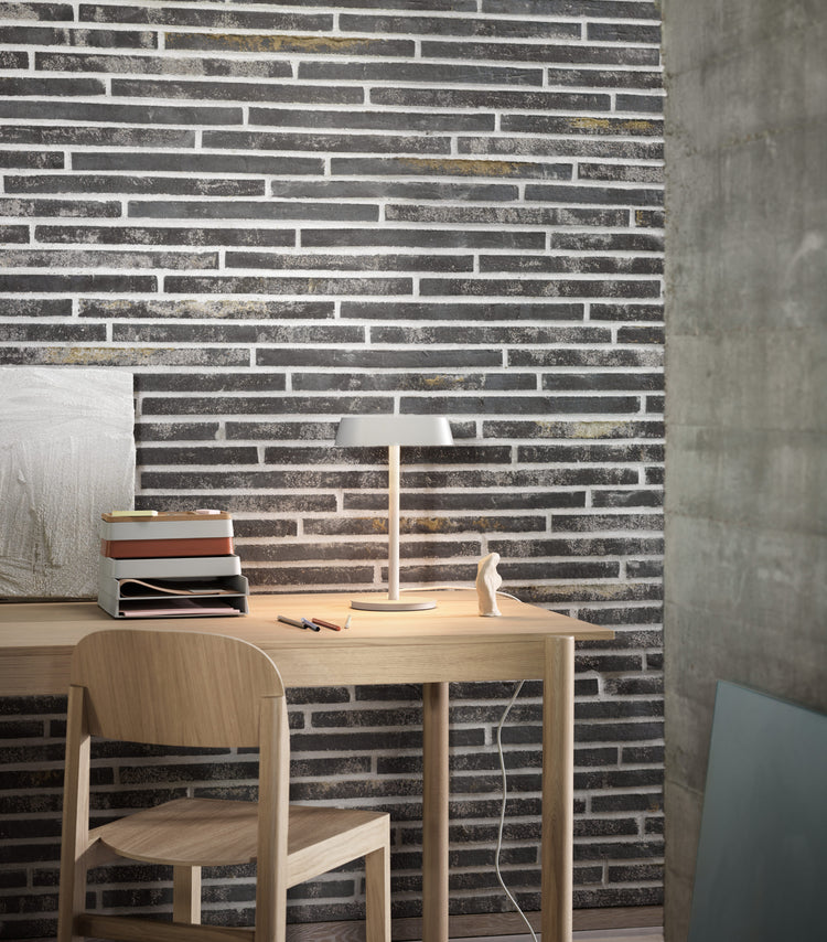 Modern white table lamp