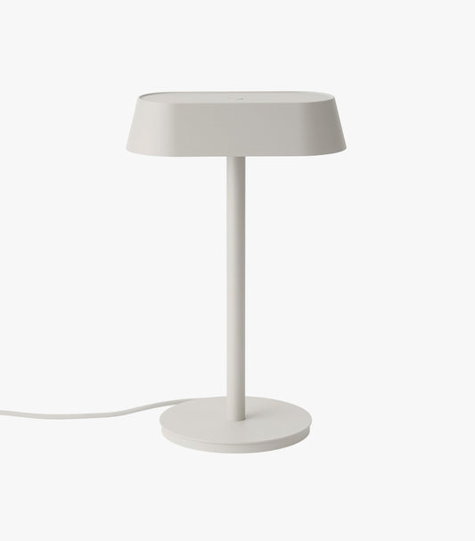 Modern white table lamp