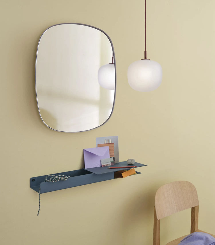 Grey modern mirror